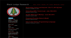 Desktop Screenshot of blacklodgeresearch.org