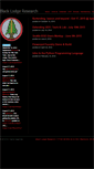 Mobile Screenshot of blacklodgeresearch.org